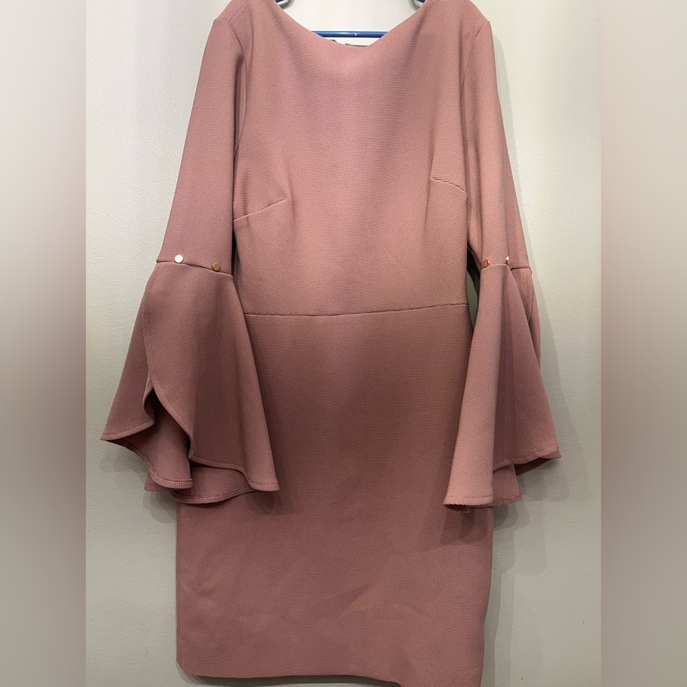 Ivanka Trump Mauve Long Sleeve Dress